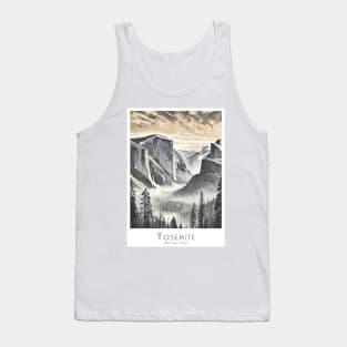 Majestic Yosemite National Park in California USA Tank Top